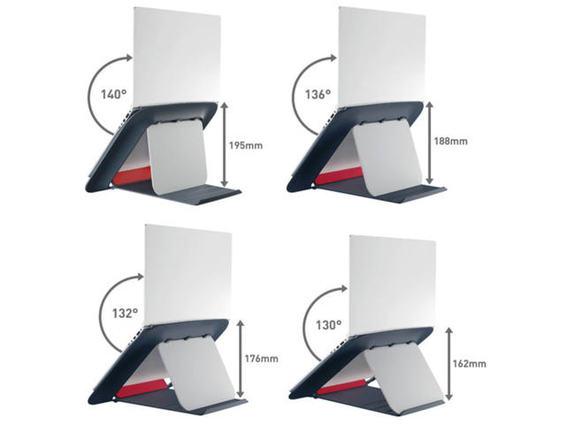 Leitz Ergo Cosy Laptopstandaard grijs