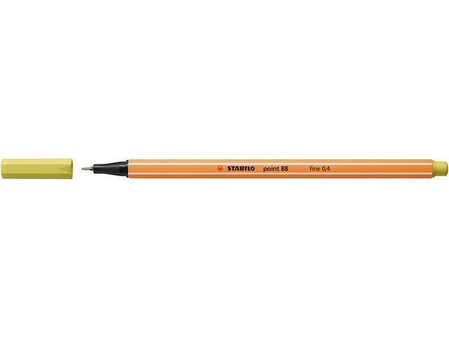 Fineliner STABILO point 88/67 F mosterd