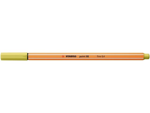 Fineliner STABILO point 88/67 F mosterd