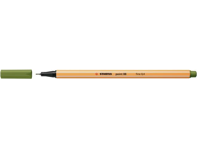 Fineliner STABILO point 88/35 F mosgroen