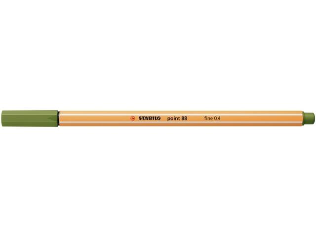 Fineliner STABILO point 88/35 F mosgroen