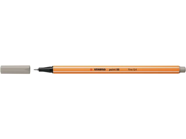 Fineliner STABILO point 88/93 F warm grijs