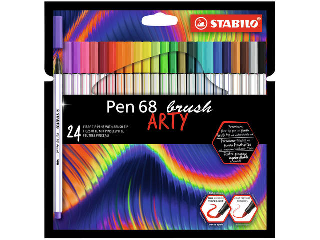 Brushstift STABILO Pen 68/30  Arty 30st set ass