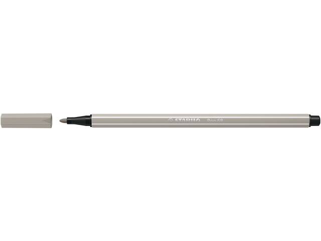 Viltstift STABILO Pen 68/93 M warm grijs