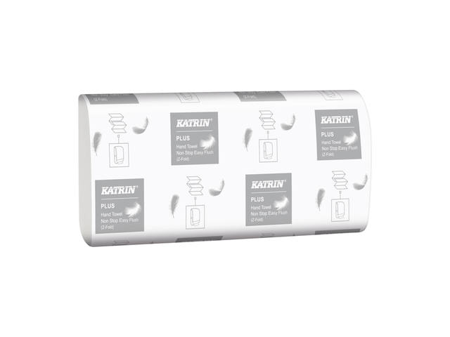 Handdoek Katrin Plus 2laags 203x240mm wit
