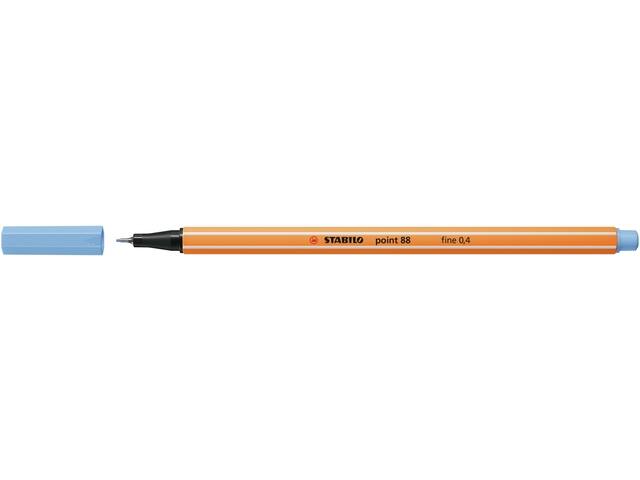 Fineliner STABILO point 88/11 F ijsblauw