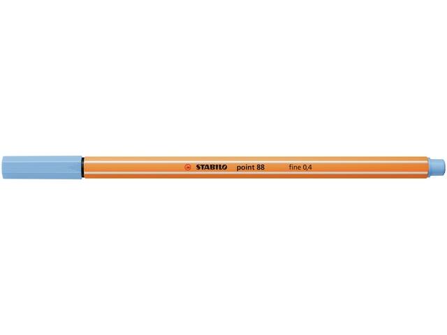 Fineliner STABILO point 88/11 F ijsblauw