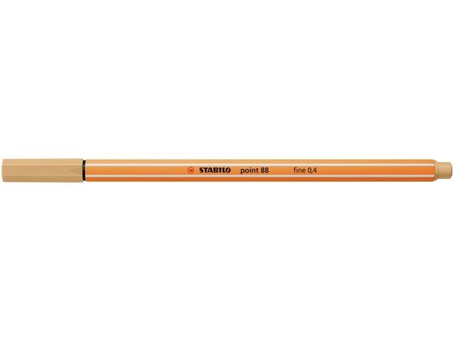 Fineliner STABILO point 88/88 F licht oker