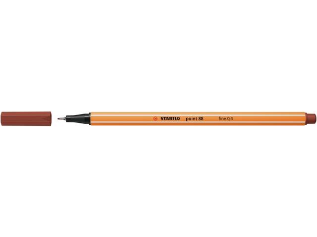 Fineliner STABILO point 88/75 F sienna
