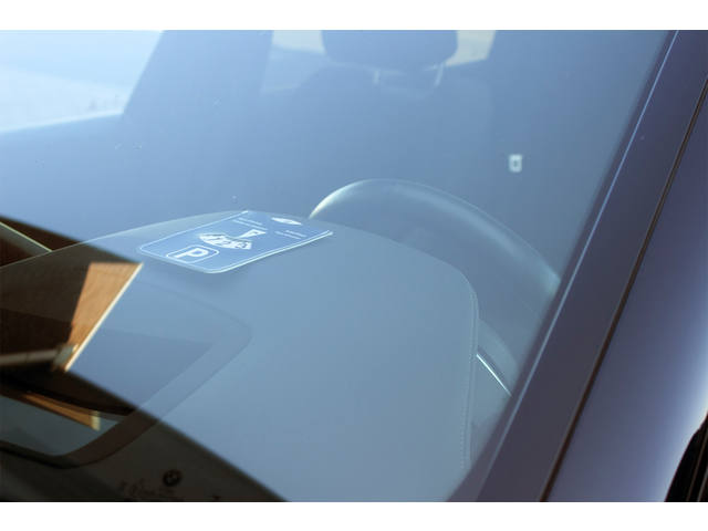 Parkeerschijf Kangaro E-car met blauw-groen zijde