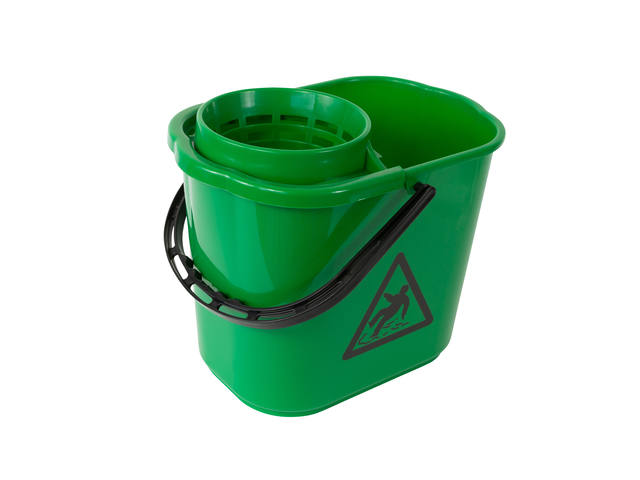 Mopemmer met Korf 12 ltr groen