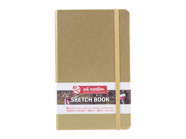 Schetsboek Talens Art Creation 130x210mm witgoud