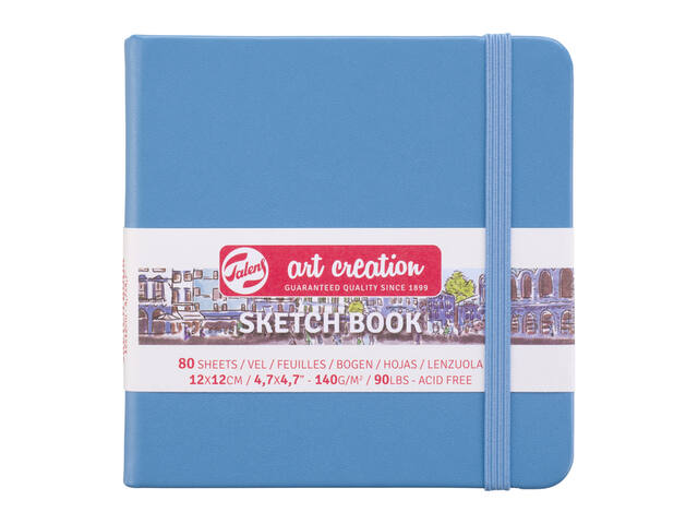 Schetsboek Talens Art Creation 120x120mm blauw