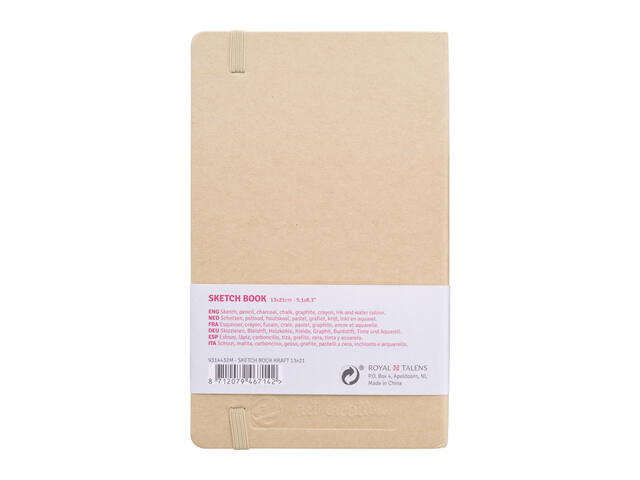 Schetsboek Talens Art Creation 130x210mm kraft