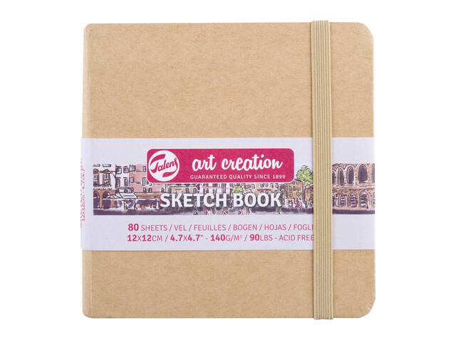 Schetsboek Talens Art Creation 120x120mm kraft