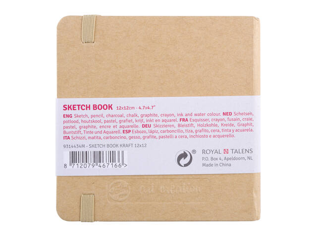 Schetsboek Talens Art Creation 120x120mm kraft