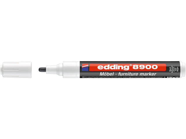 Viltstift edding 8900 meubel rond 1.5-2mm zwart