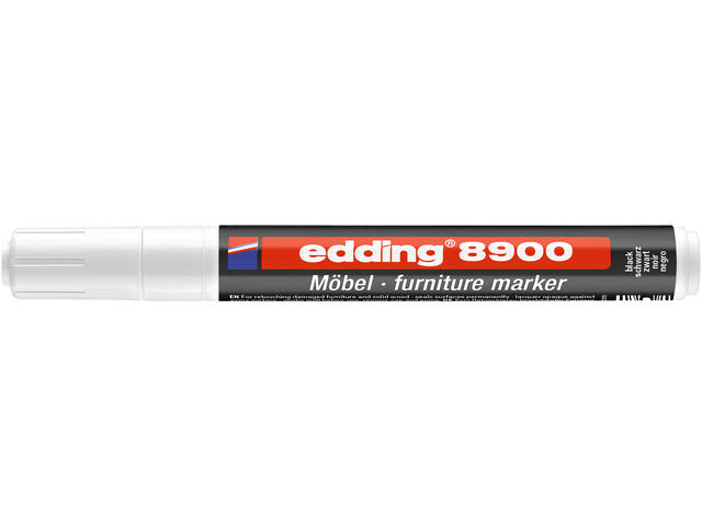 Viltstift edding 8900 meubel rond 1.5-2mm zwart