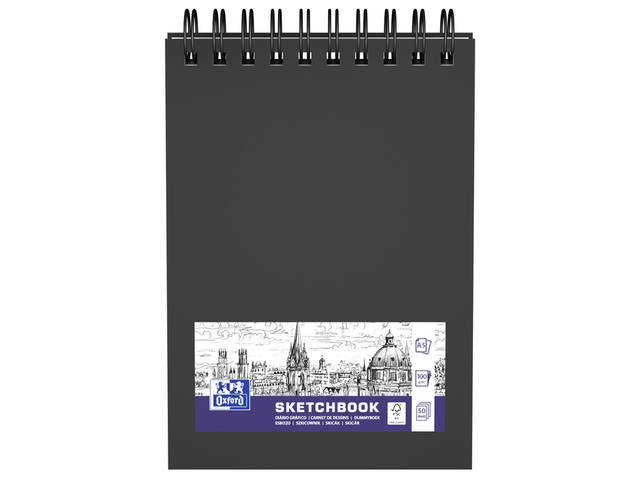 Schetsboek Oxford A5 50 vel spiraal