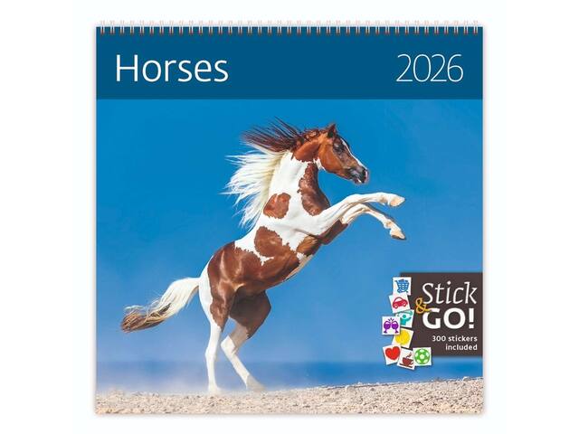 Kalender 2027 30x30cm paarden