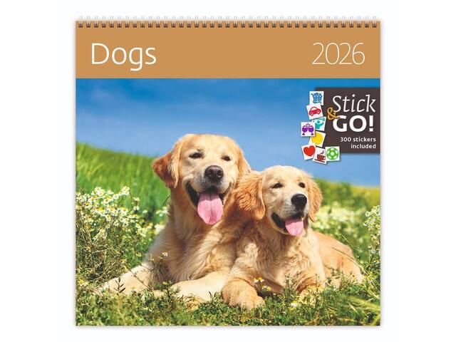 Kalender 2027 30x30cm honden