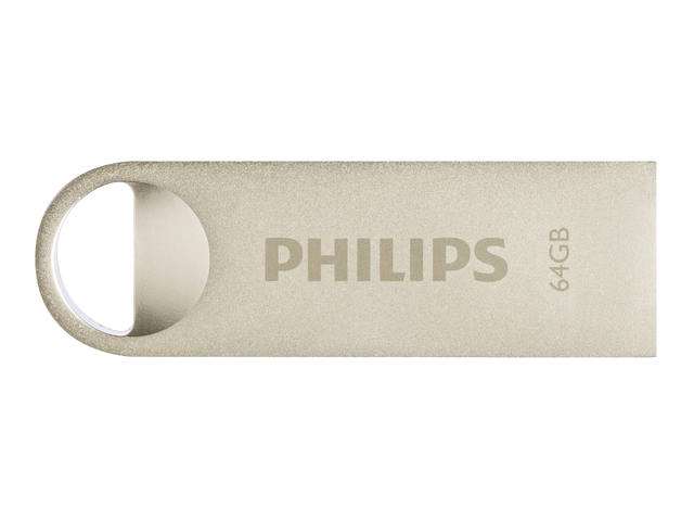 USB stick 2.0 Philips Moon USB-A 64GB zilver