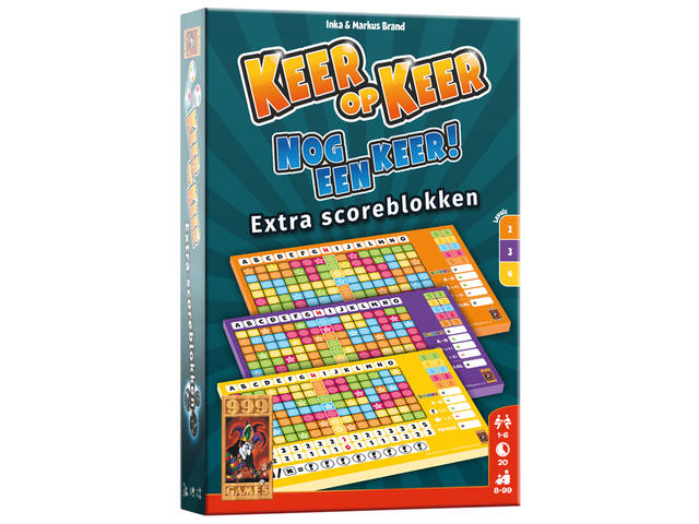 Scoreblok Keer op Keer level 2 3 en 4