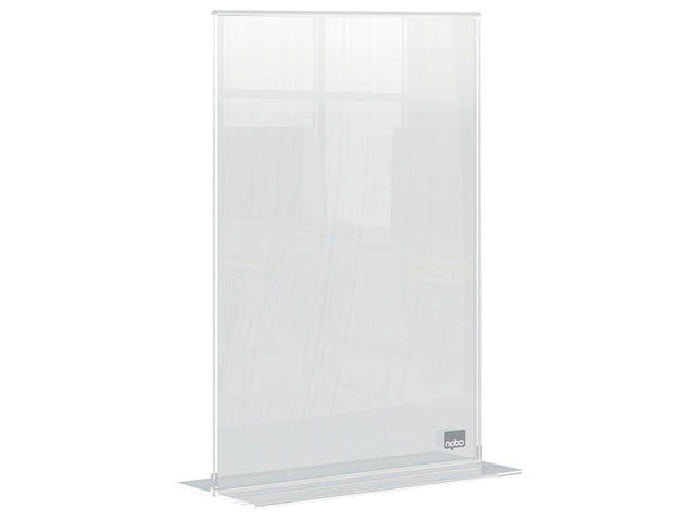 Infobord Nobo Premium Plus A5 acryl vrijstaand