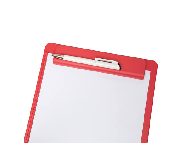Klembord MAUL A4 staand rood recycled