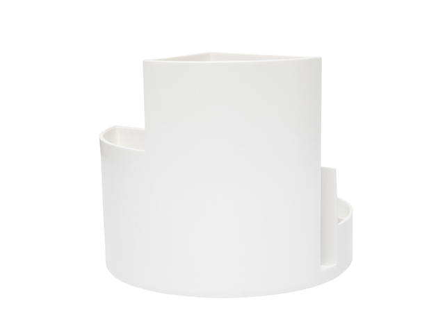 Pennenkoker MAUL roundbox recycled 6 vaks wit