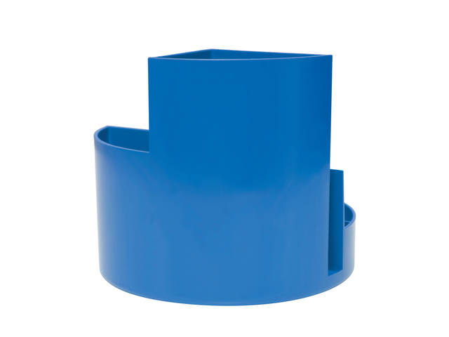 Pennenkoker MAUL roundbox recycled 6 vaks blauw