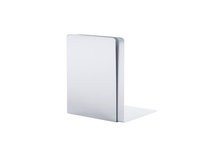 Boekensteun MAUL 16x15x21cm aluminium zilver