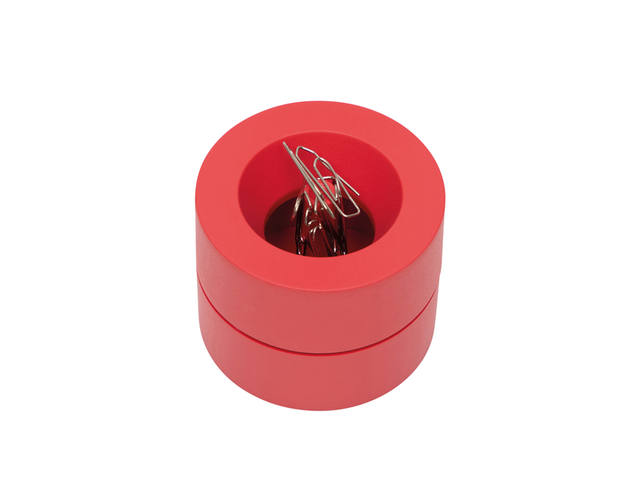 Papercliphouder MAULpro recycled O73x60mm rood