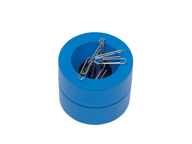 Papercliphouder MAULpro recycled O73x60mm blauw