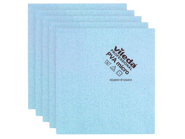 Microvezeldoek Vileda Pro blauw