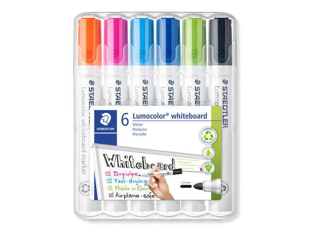 Whiteboardmarker Staedtler Lumo 351 6st fun