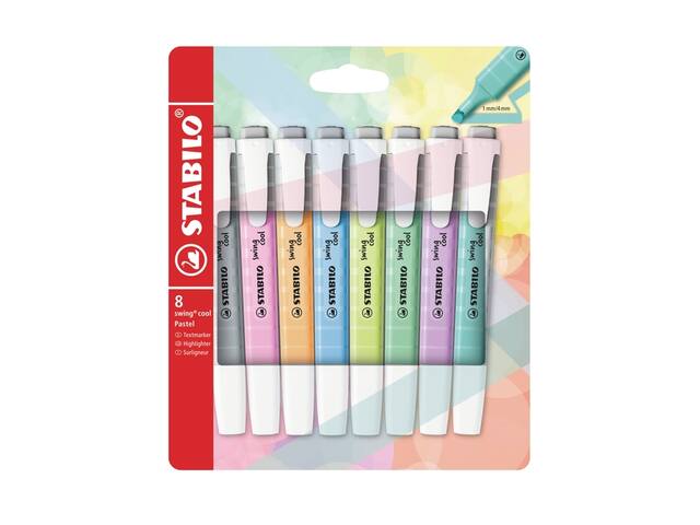 Markeerstift STABILO Swing cool 275/8 pastel ass