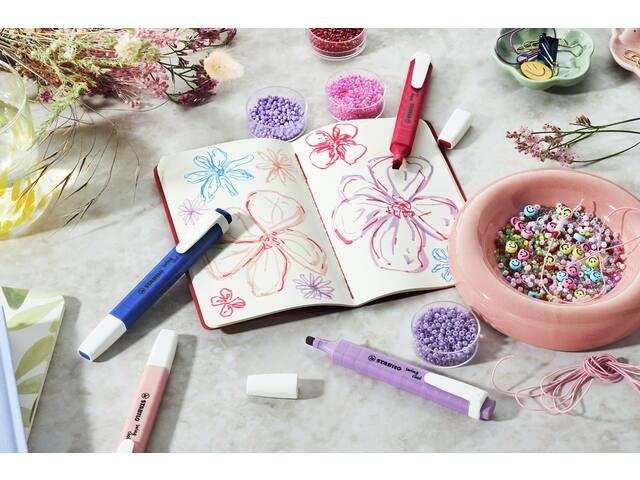 Markeerstift STABILO Swing cool 275/8 pastel ass