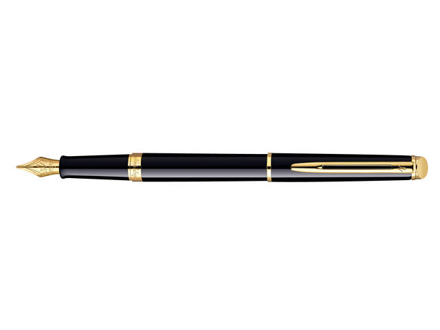 Vulpen Waterman Hemisp GT M lak zwart