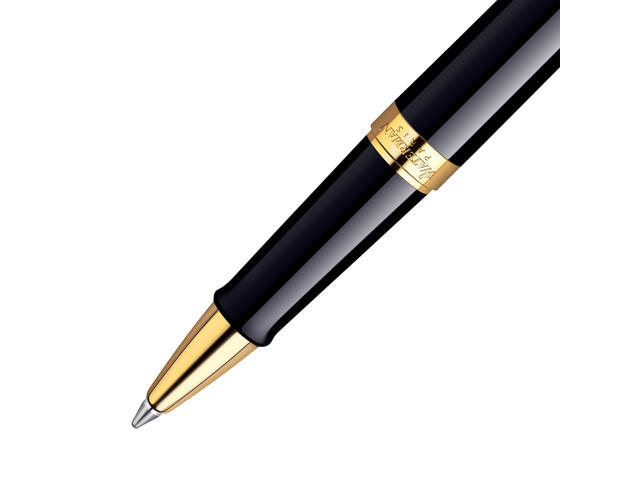 Rollerpen Waterman Hemisp GT F lak zwart
