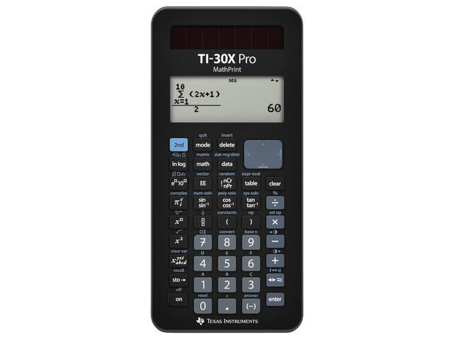 Rekenmachine Texas TI-30X Pro MathPrint