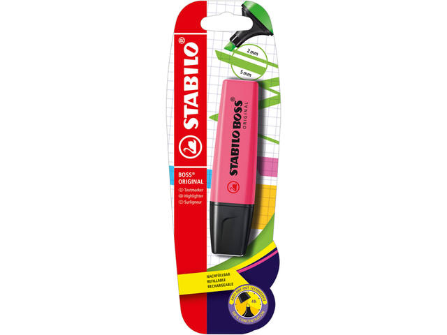 Markeerstift STABILO BOSS 70/56 blister roze
