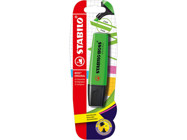 Markeerstift STABILO BOSS 70/33 blister groen