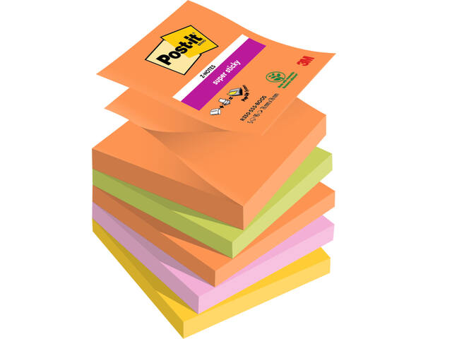 Memoblok Post-it Z-Notes R330 Super Sticky Boost