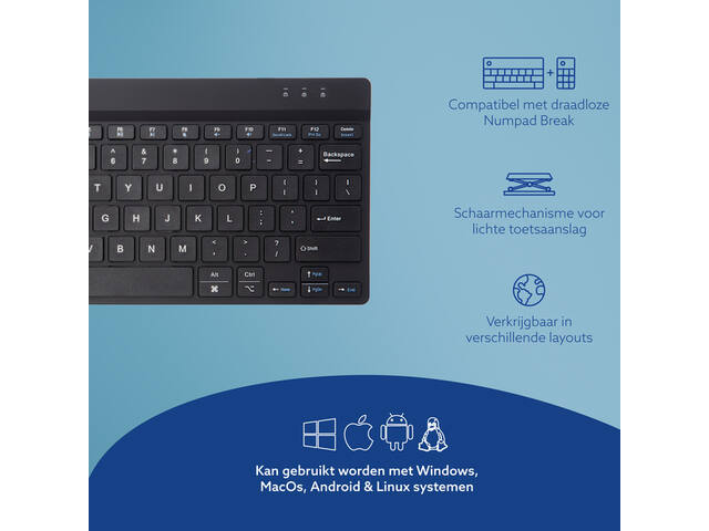 Toetsenbord R-Go Ergonomisch Compact Break QWERTY