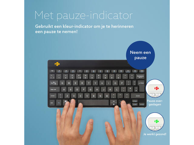 Toetsenbord R-Go Ergonomisch Compact Break QWERTY