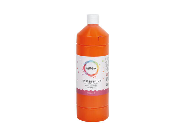 Plakkaatverf Qrea oranje 1000ml