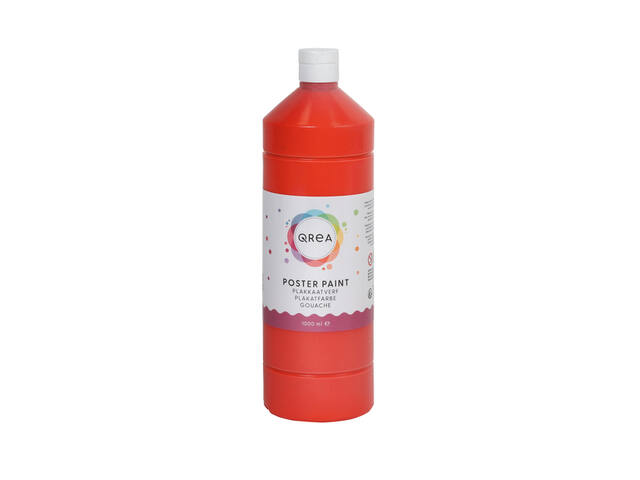 Plakkaatverf Qrea lichtrood 1000ml