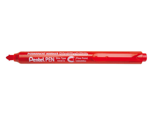 Viltstift Pentel NXS15 1mm rood