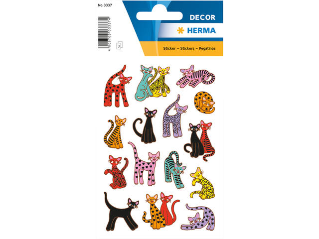 Decor sticker abstracte katten